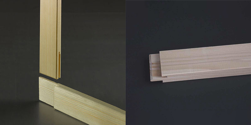 Listelli/traverse per telai 58x21 mm