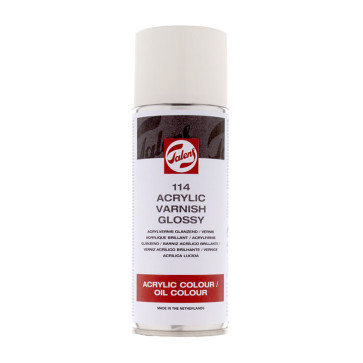 VERNICE LUCIDA SPRAY TALENS 114 PER PITTURA ACRILICO 400 ml