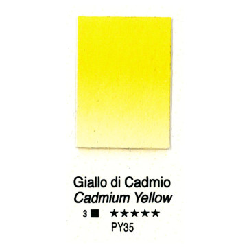 ACQUERELLO FORESTO ½ GODET SERIE 3 H01 GIALLO DI CADMIO