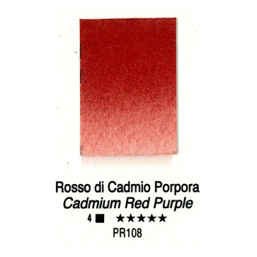 ACQUERELLO FORESTO ½ GODET SERIE 4 H05 ROSSO DI CADMIO PORPORA