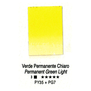 ACQUERELLO FORESTO ½ GODET SERIE 3 H06 VERDE PERMANENTE CHIARO