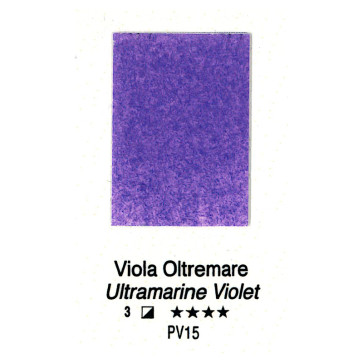 ACQUERELLO FORESTO ½ GODET SERIE 3 H41 VIOLA OLTREMARE