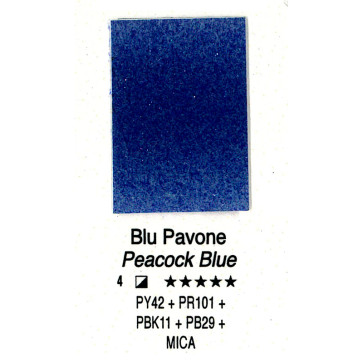 ACQUERELLO FORESTO ½ GODET SERIE 4 H51 BLU PAVONE