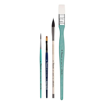 SET 4 PENNELLI PER ACQUERELLO SELEZIONE ACQUAFIRENZE