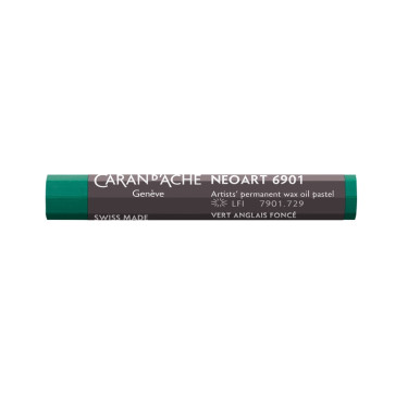 NEOART 6901 PASTELLO CARAN D'ACHE 729 DARK ENGLISH GREEN