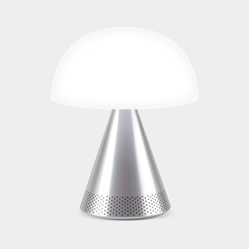 LEXON MINA L AUDIO LAMPADA LED CON SPEAKER ALU POLI