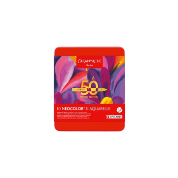 PASTELLI A CERA NEOCOLOR II 10 pz SPECIAL EDITION 50 ANNI