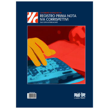 REGISTRO DEI CORRISPETTIVI 24 MODULI AUTOCALCANTI 21X30cm