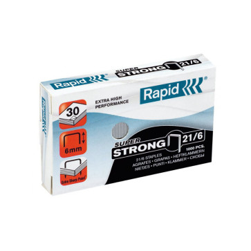 PUNTI PER CUCITRICE RAPID 21/6 6 mm SUPER STRONG