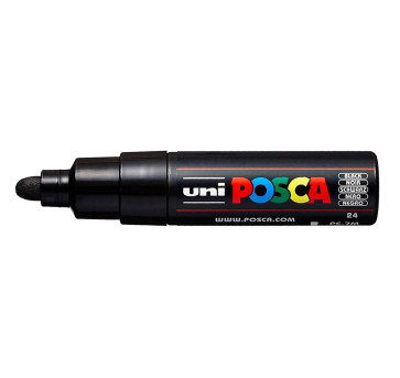 UNI POSCA LARGE PC-7M 4.5-5.5mm COLORE 24 NERO