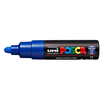 UNI POSCA LARGE PC-7M 4.5-5.5mm COLORE 33 BLU