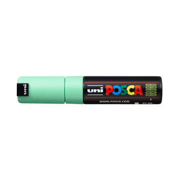 UNI POSCA SCALPELLO PC-8K 8.0mm COLORE VERDE CHIARO 5