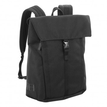 MH WAY BELL BACKPACK MEDIUM WITH FLAP 1 BUCKLE BLACK