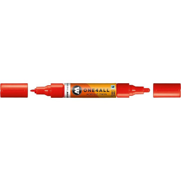 MOLOTOW MARKER 227HS TWIN PUNTE 4mm/1.5mm 013 TRAFFIC RED