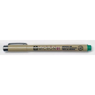 PENNA SAKURA PIGMA MICRON 01 VERDE TRATTO 0.25 mm