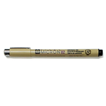 PENNA SAKURA PIGMA MICRON 02 NERO TRATTO 0.3 mm