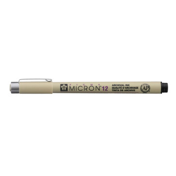 PENNA SAKURA PIGMA MICRON 12 NERO TRATTO 0.70 mm