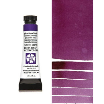 ACQUERELLO DANIEL SMITH 5ml S2 QUINACRIDONE PURPLE