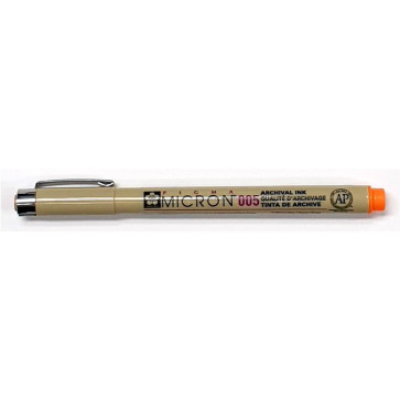 PENNA SAKURA PIGMA MICRON 005 ARANCIO SPESSORE 0.2 mm
