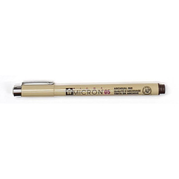 PENNA SAKURA PIGMA MICRON 05 SEPPIA TRATTO 0.45 mm