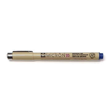 PENNA SAKURA PIGMA MICRON 05 BLU REALE TRATTO 0.45 mm