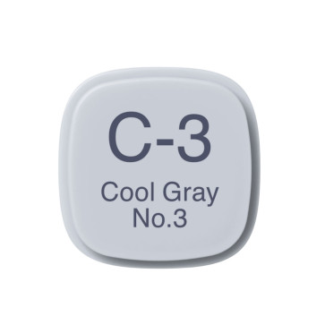 PENNARELLO COPIC MARKER C3 COOL GRAY 3
