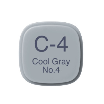PENNARELLO COPIC MARKER C4 COOL GRAY 4