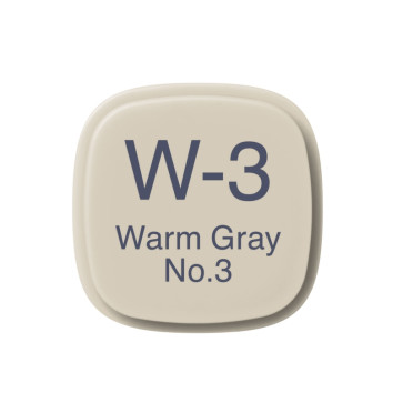 PENNARELLO COPIC MARKER W3 WARM GRAY 3