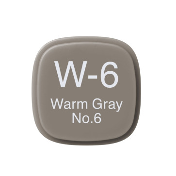 PENNARELLO COPIC MARKER W6 WARM GRAY 6