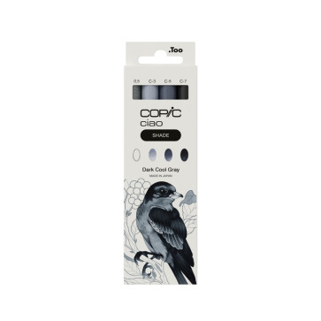 COPIC CIAO SET PENNARELLI 3+1 MULTILINER SHADE DARK COOL GREY COPIC CIAO SET PENNARELLI 3+1 MULTILINER SHADE DARK COOL GREY