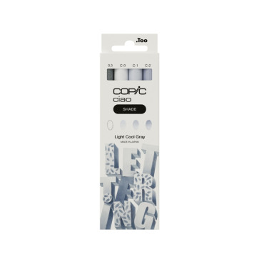 COPIC CIAO SET PENNARELLI 3+1 MULTILINER SHADE LIGHT COOL GREY COPIC CIAO SET PENNARELLI 3+1 MULTILINER SHADE LIGHT COOL GREY
