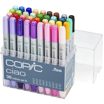 SET COPIC CIAO 36 COLORI ASSORTITI SET A