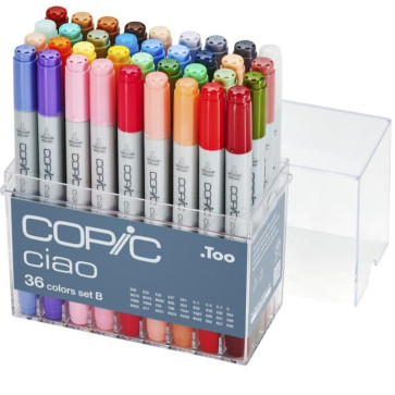 SET COPIC CIAO 36 COLORI ASSORTITI SET B