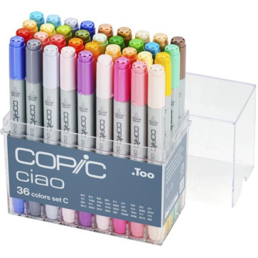 SET COPIC CIAO 36 COLORI ASSORTITI SET C