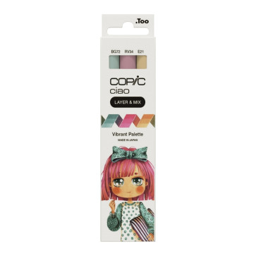 COPIC CIAO SET 3 PENNARELLI LAYER & MIX VIBRANT