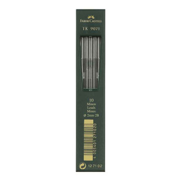 MINA GRAFITE FABER CASTELL 2B TK 9071 Ø 2 mm - MINA SINGOLA