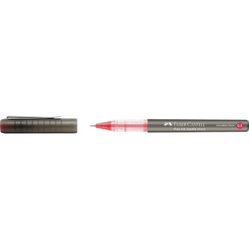 FABER CASTELL FREE INK NEEDLE ROLLER MICRO 0.5 mm RED