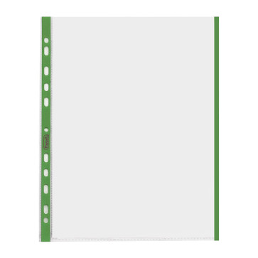 BUSTE LISTINO 22X30 BUCCIA BORDO COLORATO VERDE 10 PEZZI