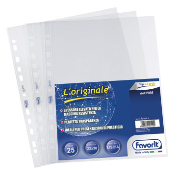 BUSTA LISTINO 22X30 L'ORIGINALE LISCIA ALTO SPESSORE PZ. SINGOLO