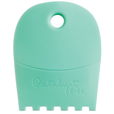 SPATOLA RIGIDA IN SILICONE PRINCETON CATALYST C-64 MENTA