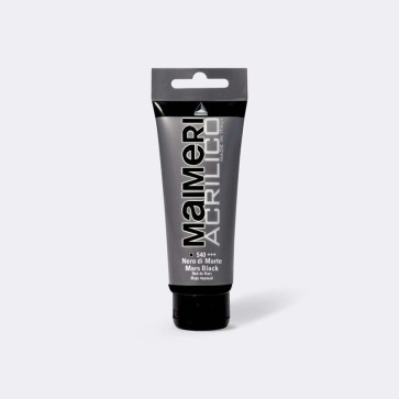 MAIMERI ACRILICO TUBO 200 ml 540 NERO DI MARTE