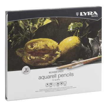 MATITE LYRA REMBRANDT AQUARELL 24 COLORI SCATOLA DI METALLO