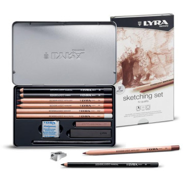 SET LYRA REMBRANDT SKETCHING ASSORTIMENTO 11 PEZZI