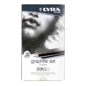 SET LYRA REMBRANDT GRAPHITE ASSORTIMENTO 11 PEZZI - 1