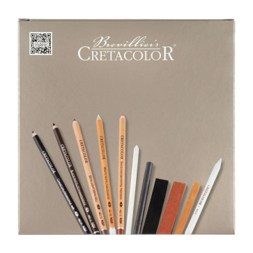 SET CRETACOLOR PASSION BOX ASSORTIMENTO SEPPIA SANGUIGNA