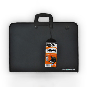CARTELLA PORTA DISEGNI A1 GRADUATE ZIP FOLIO CON TRACOLLA
