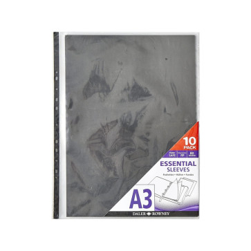 CONFEZIONE 10 BUSTE LISTINO CON CARTA NERA A3