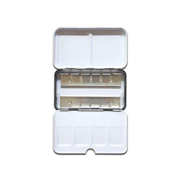 CASSETTA PORTA ACQUERELLI IN METALLO PER 12 ½ GODET