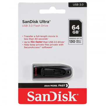 PENDRIVE USB 3.0 SANDISK ULTRA CAPACITA' 64 GIGABYTES