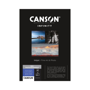 CANSON RAG PHOTOGRAPHIQUE 310 g/m² A4 (21X29.7) 25 f 100% COTONE
